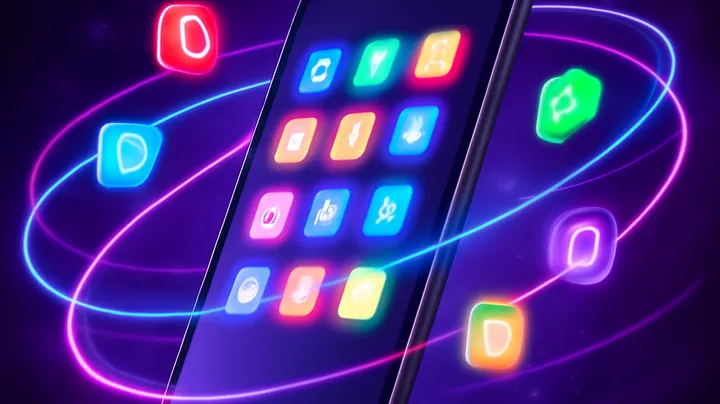 4666BDT COM Sleek smartphone floating in space